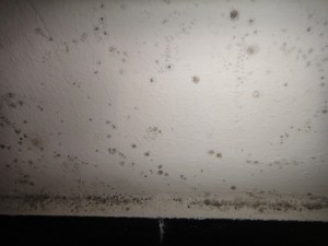 I rummet, innanför balkongen, under AC´n
